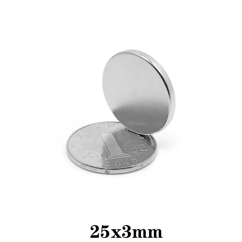 500 aimants 25x3mm N35 porte lumiere shabbat pour couper eclairage led frigo refrigerateur congelateur ECLATS DESTOCKAGE
