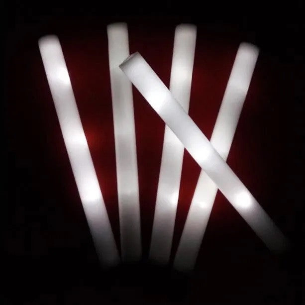1 Baton Lumineux LED Blanc Tube Lumière 40cm clignotant Anniversaire fete mariage noel ECLATS DESTOCKAGE