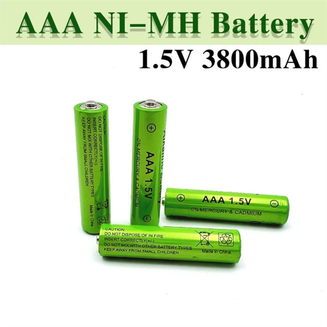 1 Batterie rechargeable 1.2v 3800mah aaa lr03 nr3c accumulateur compatible 1200ma 2000ma 3000ma ECLATS DESTOCKAGE