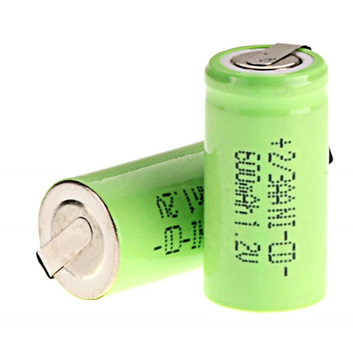 1 Batterie rechargeable 2/3AA Ni-Cd 600mAh 1.2v Classe énergétique A++ ECLATS DESTOCKAGE