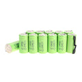 1 Batterie rechargeable 2/3AA Ni-Cd 600mAh 1.2v Classe énergétique A++ ECLATS DESTOCKAGE