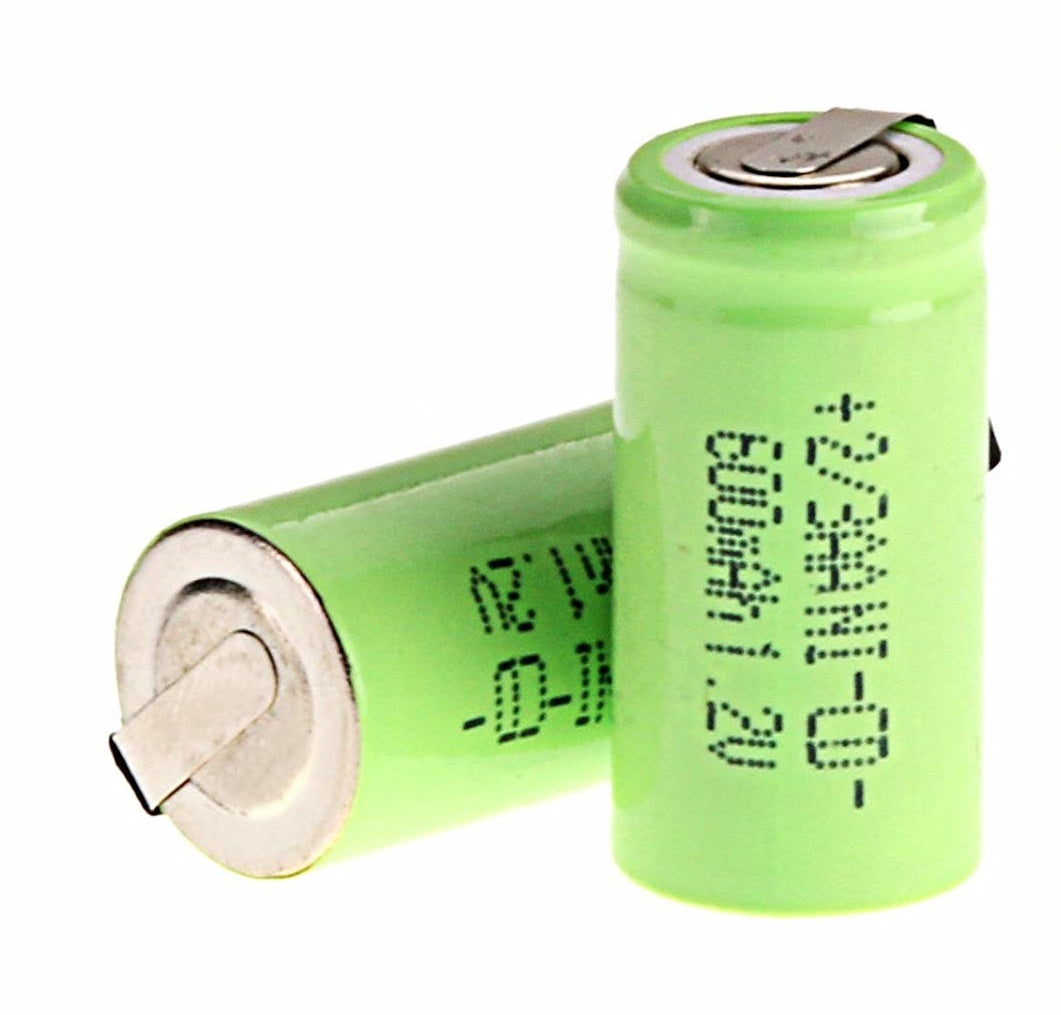 1 Batterie rechargeable 2/3AA Ni-Cd 600mAh 1.2v Classe énergétique A++ - ECLATS DESTOCKAGE