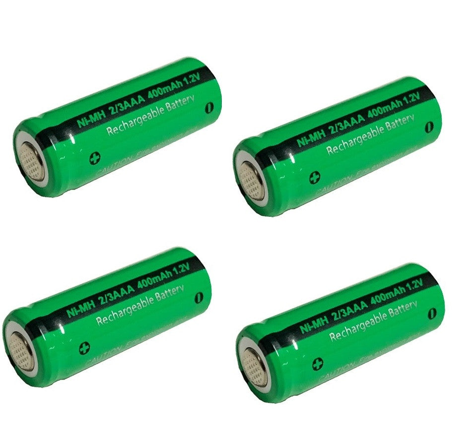 4 Batterie rechargeable 2/3AAA ni-mh 400mAh 1.2v Classe énergétique A++ nimh ECLATS DESTOCKAGE