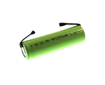 1 Batterie rechargeable accu ni mh 1.2v 600mah 800mah 1000mah 1200mah 600rslfmc cosse a souder accumulateur Ni-Mh AA lr06 ECLATS DESTOCKAGE