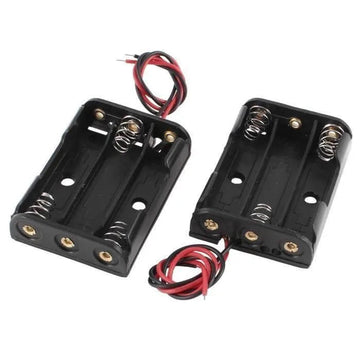 2 Boitier Bloc Coupleur Support de 3 Batterie Pile rechargeable 18650 3.7v ECLATS DESTOCKAGE
