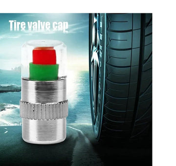 1 bouchon d'avertissement de pression pneus auto 2.4bar Air Alerte de valve roue voiture assujet ECLATS DESTOCKAGE