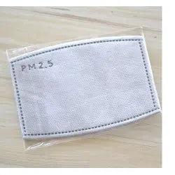 1 filtre protection DTT885 5 couches remplaçables PM2.5 charbon actif Anti-brume pour masques bouche lavable destockage - ECLATS DESTOCKAGE