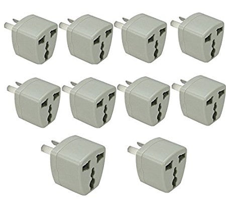10 Adaptateur secteur prise france vers thailande USA mexico caraibes japon - ECLATS DESTOCKAGE