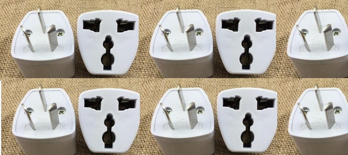 10 Adaptateur secteur voyage france vers chine australie nouvelle zelande - ECLATS DESTOCKAGE