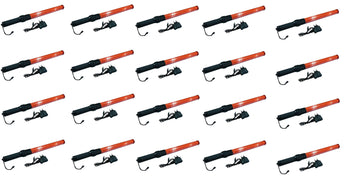 20 Baton lumineux GM torche rechargeable rouge signalisation police route circulation voiture avion ECLATS DESTOCKAGE