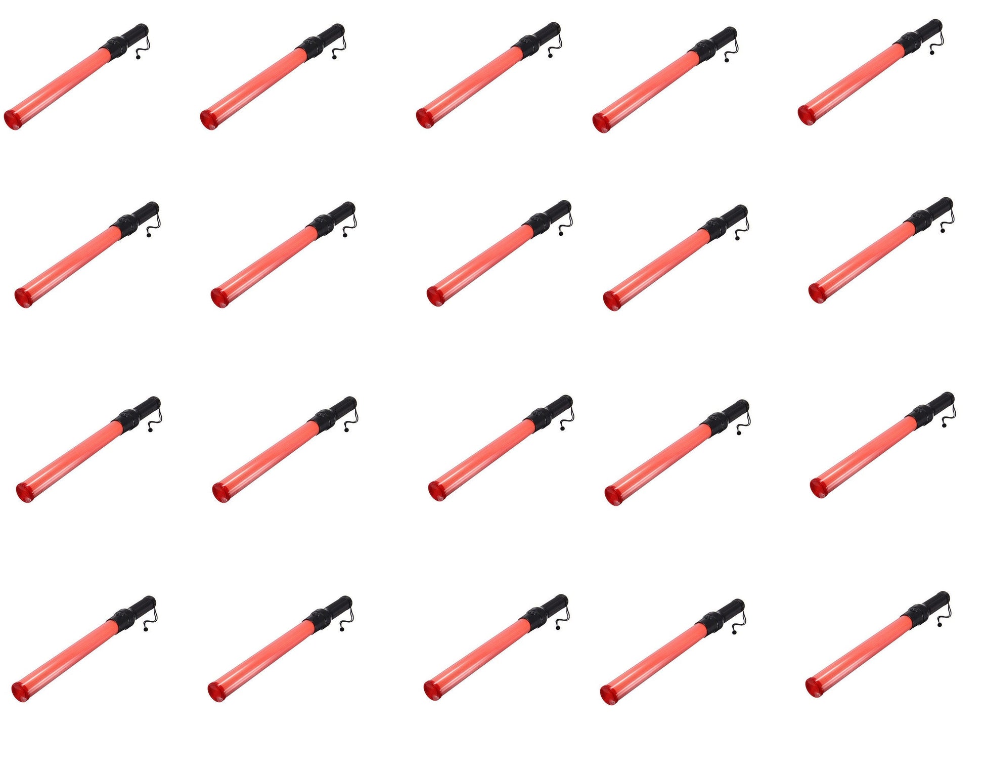 20 Batons lumineux rouge led signalisation police armee circulation voiture gendarmerie avion ECLATS DESTOCKAGE
