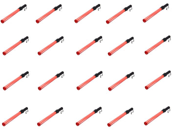 20 Batons lumineux rouge led signalisation police armee circulation voiture gendarmerie avion ECLATS DESTOCKAGE