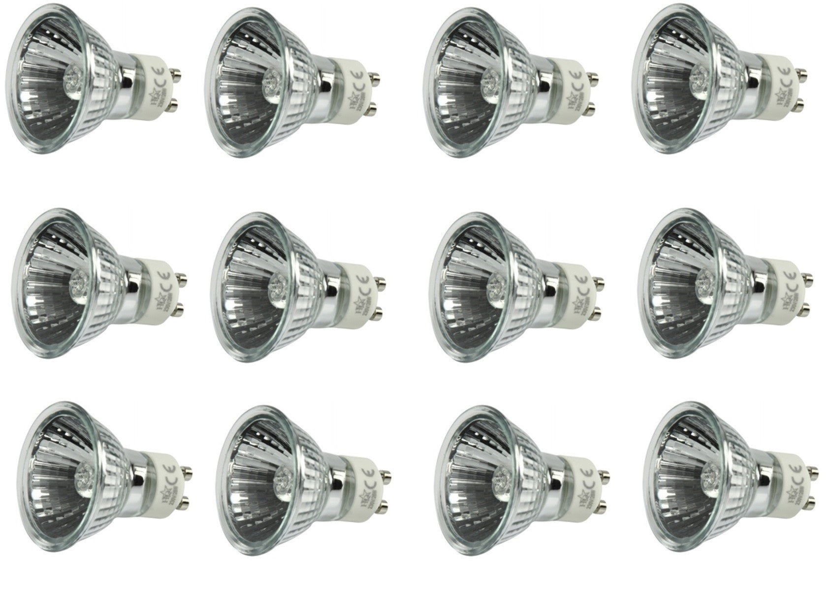 12 lampes 230v 50w gu10 40° ampoule twistline alu 2000 heures eclairage lumiere ECLATS DESTOCKAGE