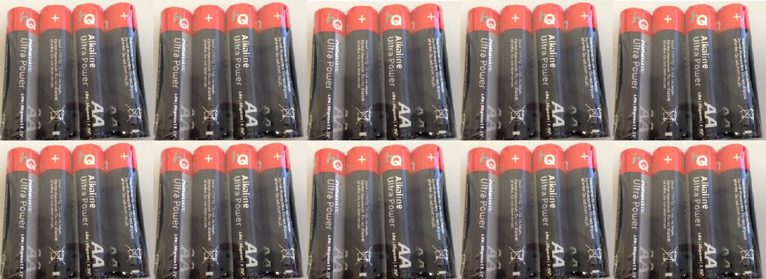 10 pack 4 piles alcaline r6p 1.5v (40 piles) packs piles aa am3 lr6 15a e91mn1500 815 4006 alcalines - ECLATS DESTOCKAGE