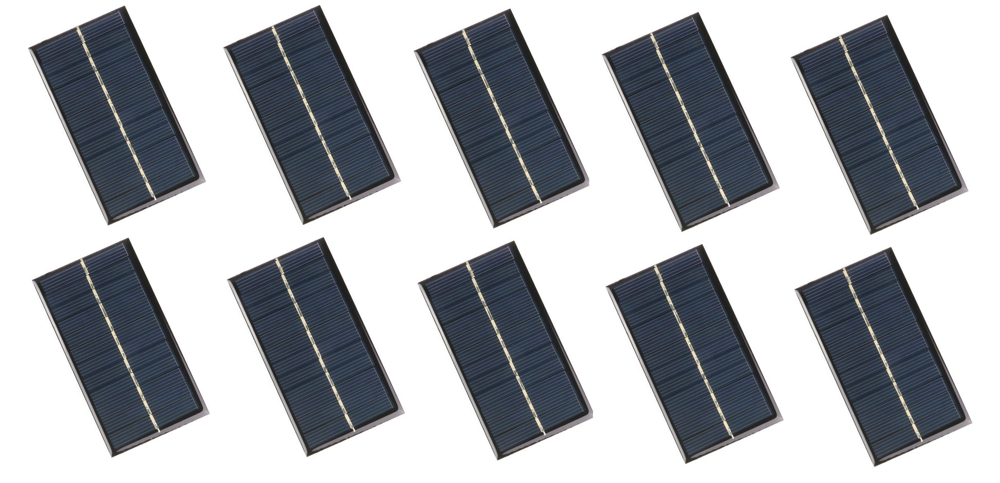 10 Panneaux Solaire 6v 1w soit 167mA 110*60mm Chargeur pour batterie alimentation systeme energie ECLATS DESTOCKAGE