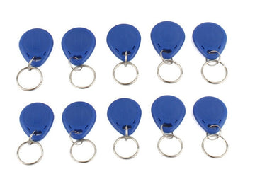 10 pcs tag cle badge clef em4305 em4100 em4102 RFID 125KHz enregistrable bleu ECLATS DESTOCKAGE