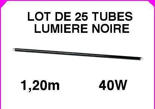 25 tube fluo lumiere noire 1.20m 36w 40w eclairage fluorescent effet spécial pour boîtes de nuit ECLATS DESTOCKAGE
