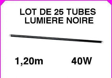 25 tube fluo lumiere noire 1.20m 36w 40w eclairage fluorescent effet spécial pour boîtes de nuit ECLATS DESTOCKAGE