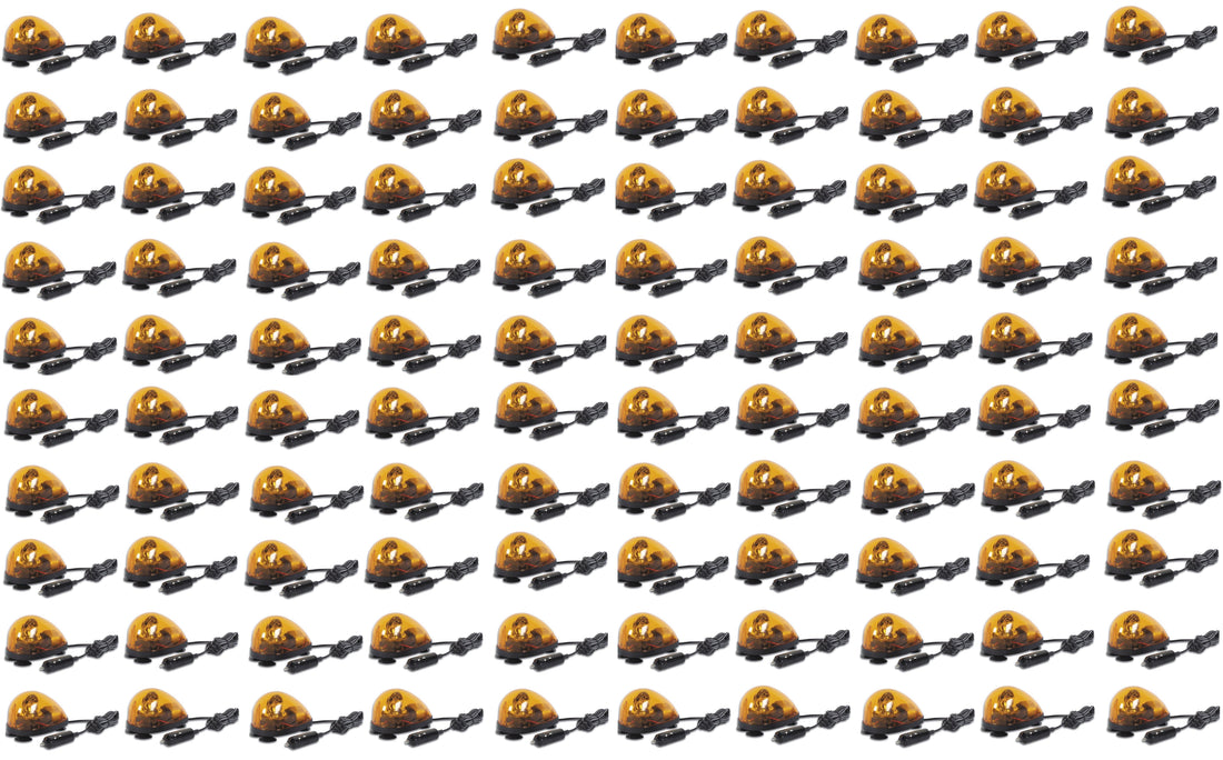 100 Gyrophares ventouse 12v girophare v16 dgt rotatif eclairage lumiere orange feu tournant haa65a ECLATS DESTOCKAGE