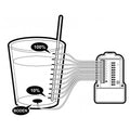 Indicateur mesure niveau eau m167n pour capteur puit citerne reservoir telemesure 100m ECLATS DESTOCKAGE