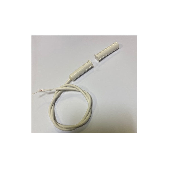 Contact nf encastre 9mm blanc 2 fils detecteur ouverture capteur magnetique pour alarme ECLATS DESTOCKAGE