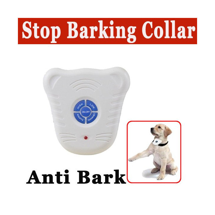 Collier anti aboiement ultrason repousse chien ultrasonique éducation 9921 ECLATS DESTOCKAGE