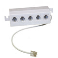 Multiprise telephonique rj11 mâle vers 5 rj11 repartiteur femelles prise telephone cordon ECLATS DESTOCKAGE