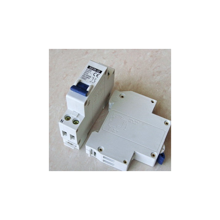 Disjoncteur modulaire bipolaire dpn 1p n calibre 20a 4.5ka 230v rail din 1 phase + neutre ECLATS DESTOCKAGE