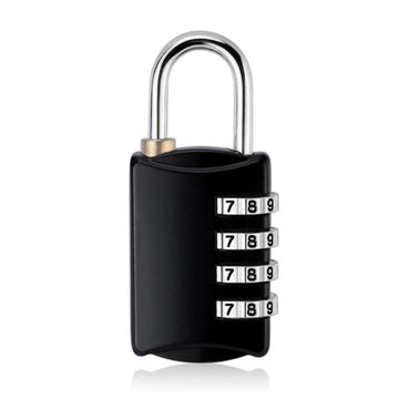 Cadenas antivols 23mm combinaison 4 chiffres code numero fermeture ouverture securisee - ECLATS DESTOCKAGE
