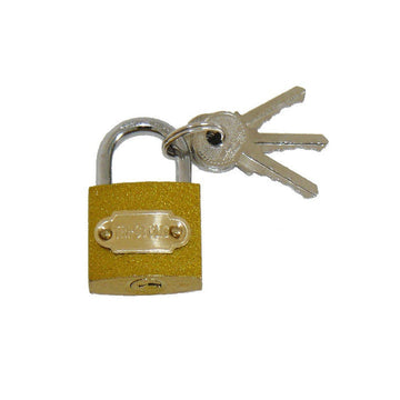 Cadenas securite 30mm 3 clefs à code identique verrou 30 mm antivol serrure laiton ECLATS DESTOCKAGE