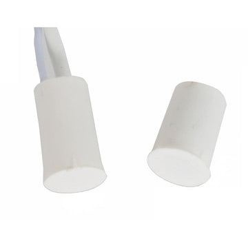 Contact encastre nf encastrable 2 fils 9mm 10mm blanc detecteur ouverture capteur magnetique alarme ECLATS DESTOCKAGE