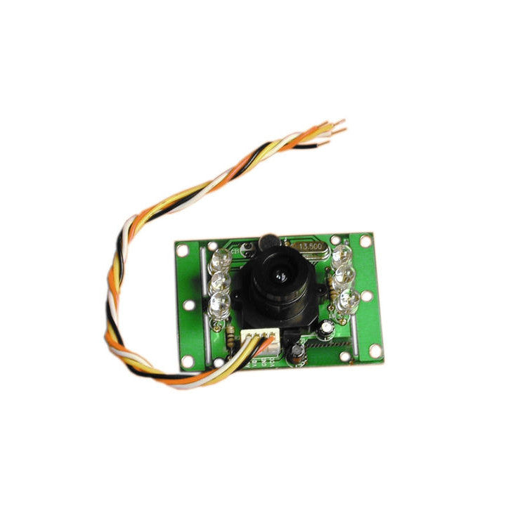 Camera audio video noir et blanc 12v 1/4'' objectif sur circuit securite surveillance camzwbla3 ECLATS DESTOCKAGE