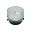 Flash alarme electronique xenon 6v 12v blanc haa100w esb-100 ø100x80mm ip 65 dispositif lumineux vol ECLATS DESTOCKAGE