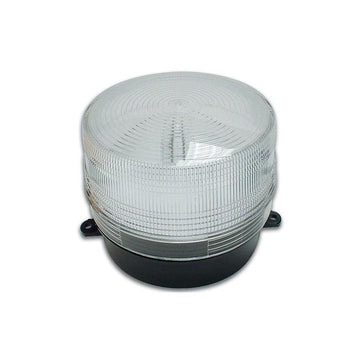 Flash alarme electronique xenon 6v 12v blanc haa100w esb-100 ø100x80mm ip 65 dispositif lumineux vol ECLATS DESTOCKAGE