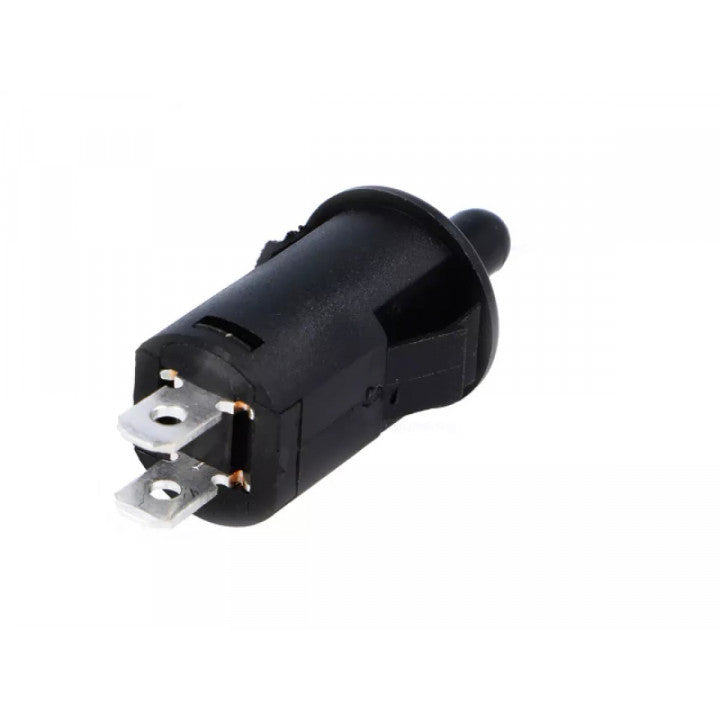 Contact autoprotection NF (porte ouverte) noir 2a 250v r1858c bouton poussoir encastrable rond - ECLATS DESTOCKAGE