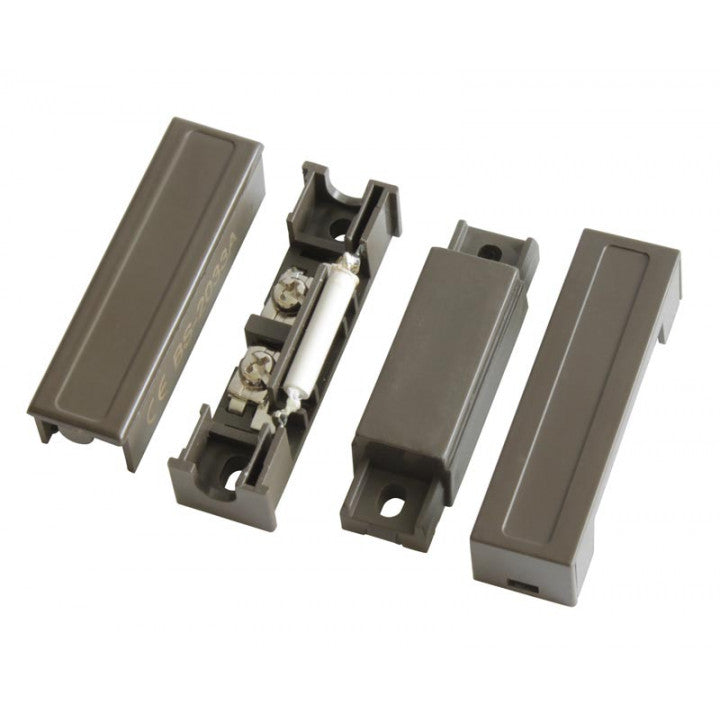 Capteur detecteur ouverture magnetique contacteur alarme contact no saillie creme bs-2033a marron - ECLATS DESTOCKAGE
