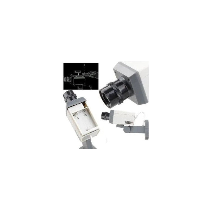 Camera video factice dissuasion fausse cachee motorisee voyant clignotant detecteur mouvement camd3 ECLATS DESTOCKAGE