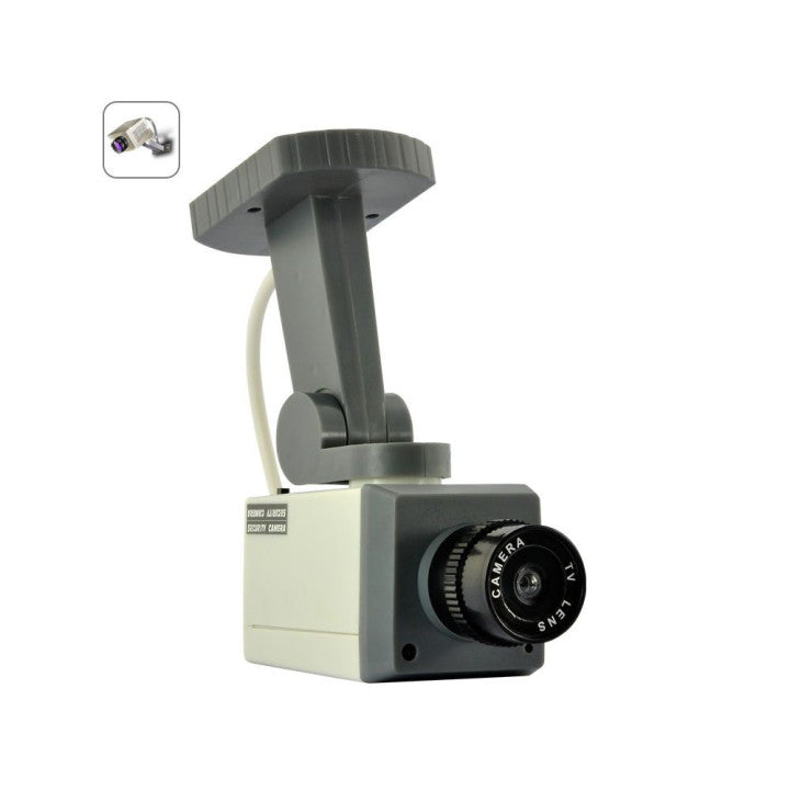 Camera video factice dissuasion fausse cachee motorisee voyant clignotant detecteur mouvement camd3 ECLATS DESTOCKAGE