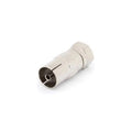 Fiche mâle f vers fiche femelle television adaptateur tv accessoires cf08 raccordement antennes ECLATS DESTOCKAGE