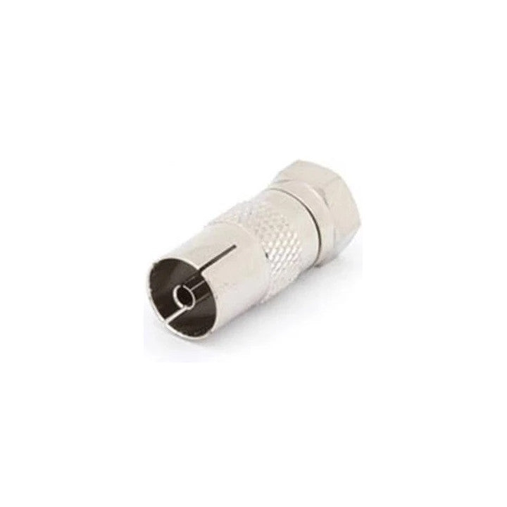 Fiche mâle f vers fiche femelle television adaptateur tv accessoires cf08 raccordement antennes ECLATS DESTOCKAGE