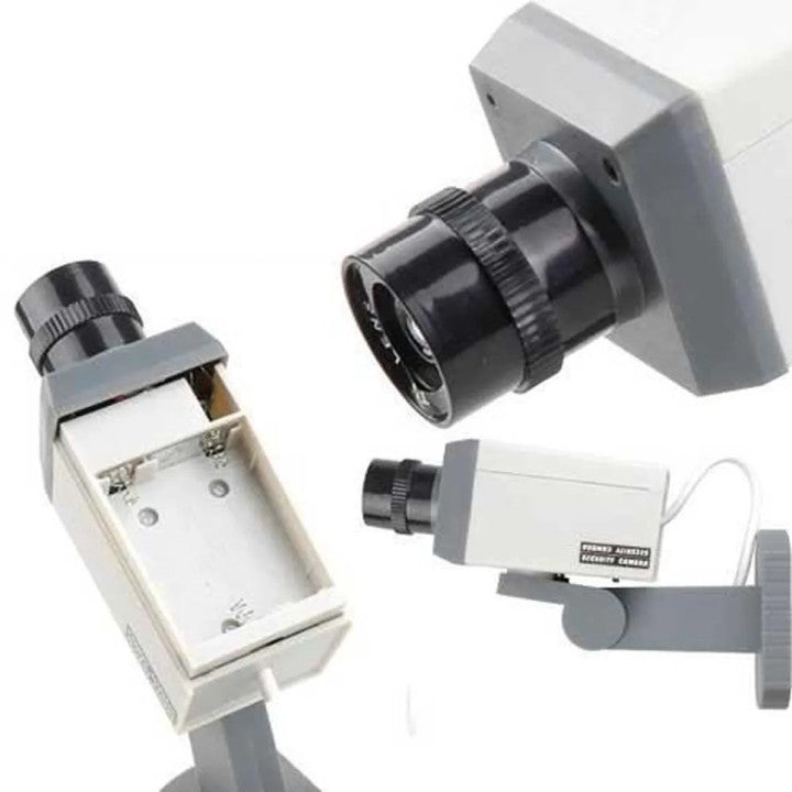 Camera video factice dissuasion fausse cachee motorisee voyant clignotant detecteur mouvement camd3 ECLATS DESTOCKAGE