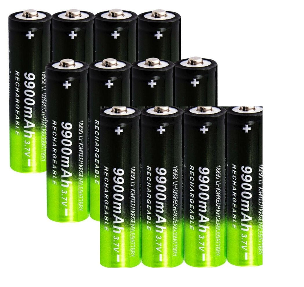 12 batteries rechargeable 18650 9a 9000mah 3.7v 6a KingWei li-ion pour lampe torche q5 - ECLATS DESTOCKAGE