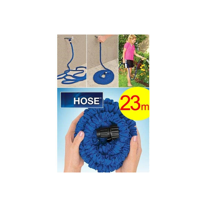 Tuyau arrosage xhose extensible 22.5m rétractable 22m 23m 24m 25m 75ft étirable rétracte seul maison ECLATS DESTOCKAGE