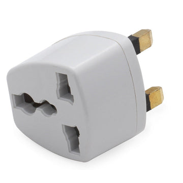 Adaptateur secteur gb voyage uk prise electrique europeenne vers fiche anglaise grande bretagne ECLATS DESTOCKAGE