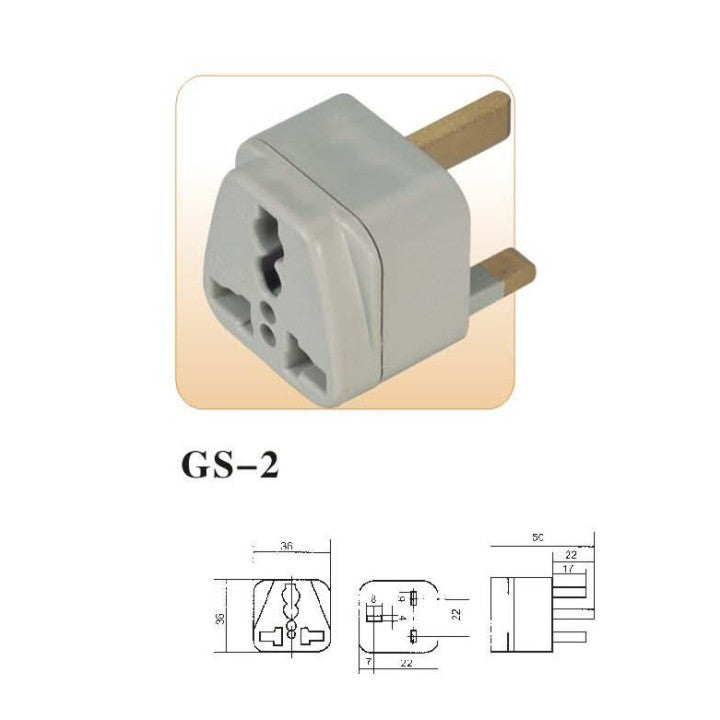 Adaptateur secteur gb voyage uk prise electrique europeenne vers fiche anglaise grande bretagne ECLATS DESTOCKAGE
