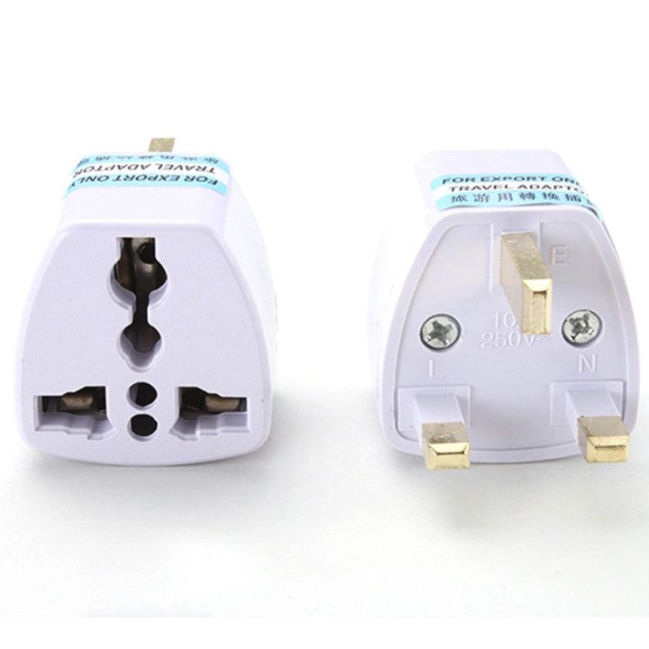 Adaptateur secteur gb voyage uk prise electrique europeenne vers fiche anglaise grande bretagne ECLATS DESTOCKAGE