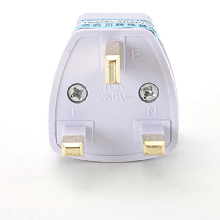 Adaptateur secteur gb voyage uk prise electrique europeenne vers fiche anglaise grande bretagne ECLATS DESTOCKAGE