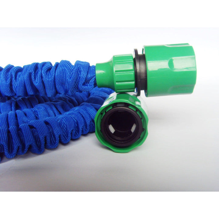 Tuyau arrosage extensible xhose 15m raccord rapide euro gardena boyau 50ft rétractable étirable ECLATS DESTOCKAGE
