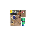 Boyau 25ft rétractable xhose 7.5m tuyau arrosage extensible 8m gardena adaptateur rapide euro ECLATS DESTOCKAGE