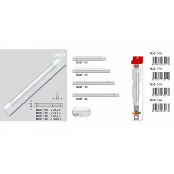 Reglette fluorescente tl3011-36 220v 36w + tube fluo blanc 1.20m t8 eclairage lumiere blanc ECLATS DESTOCKAGE